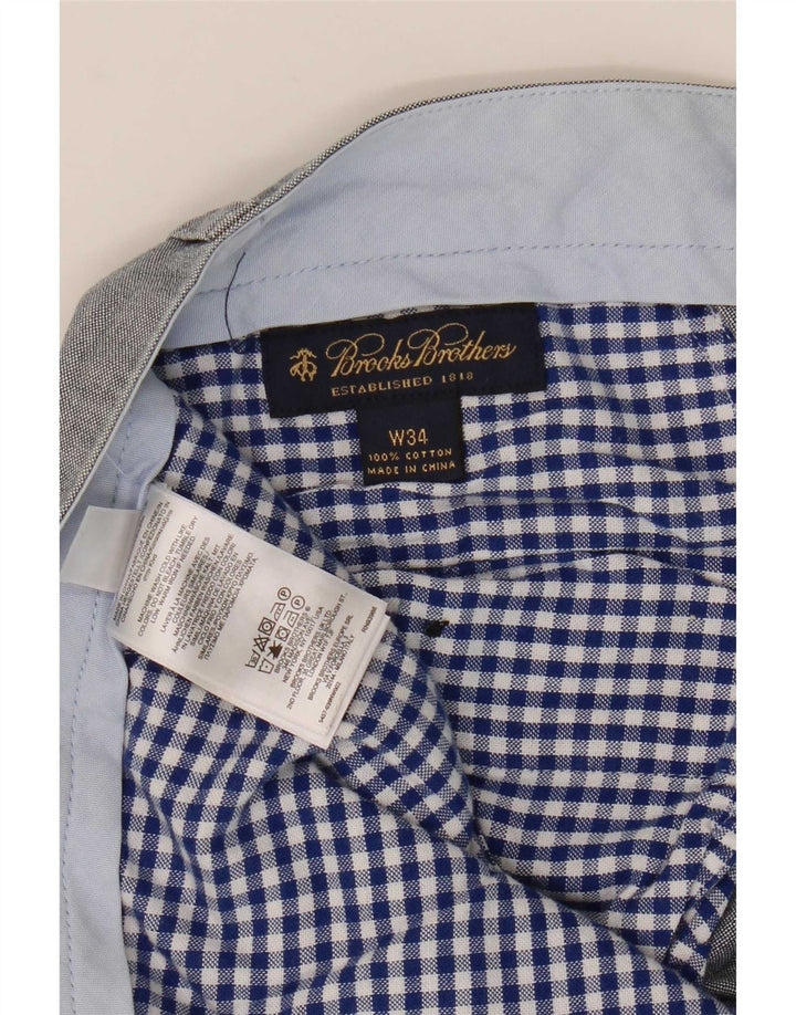 Brooks Brothers Herren-Chinoshorts W34, große blaue Baumwolle