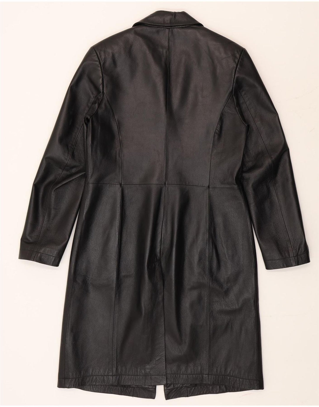Privilegi Damen Ledermantel IT 42 Mittelschwarzes Leder