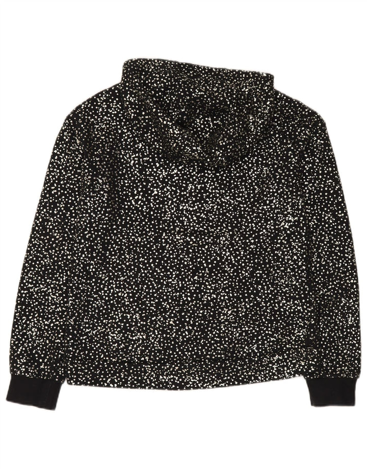 NIKE Kapuzenpullover für Mädchen, 13–14 Jahre, XL, schwarz gepunktete Baumwolle