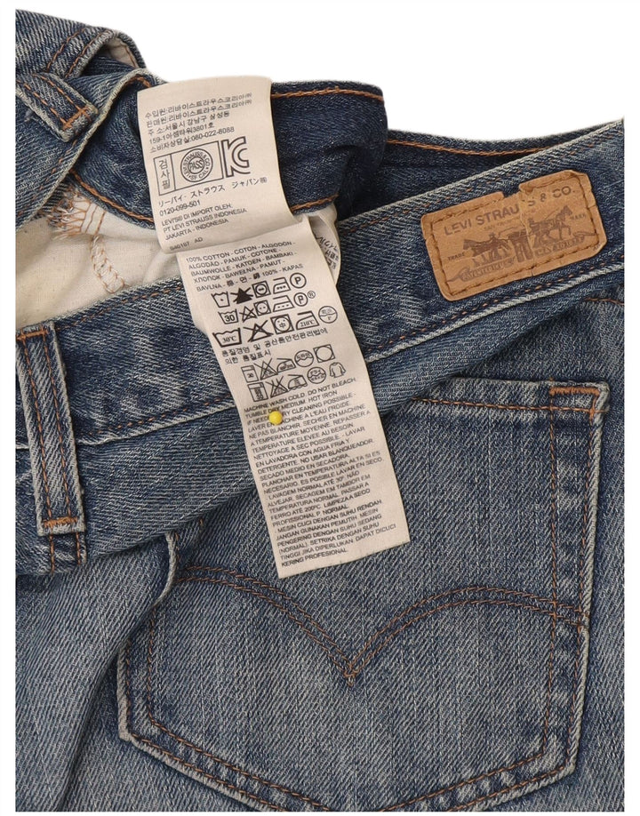 Levi's Damen Jeansshorts W25 XS Blaue Baumwolle