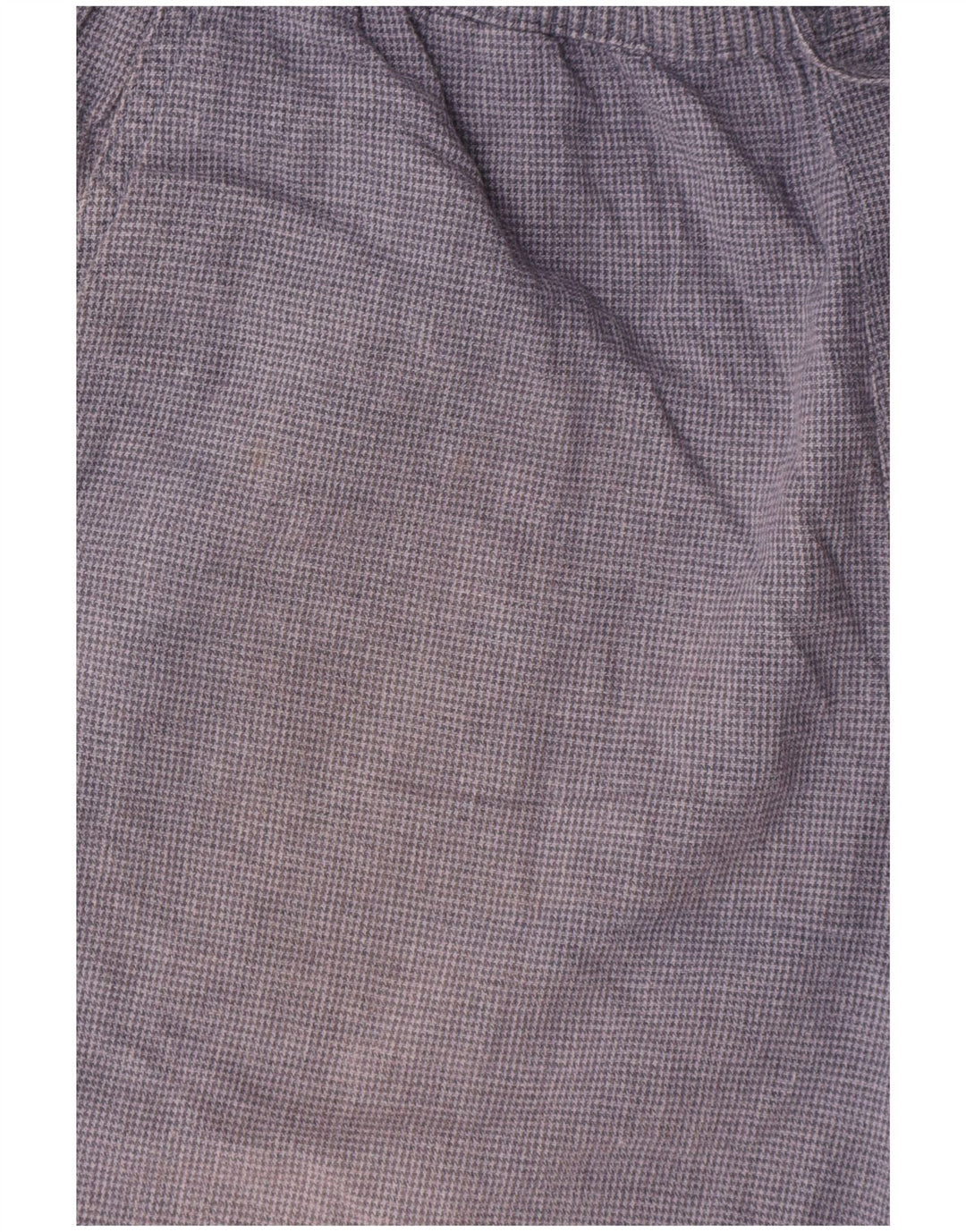 Abercrombie & Fitch Damen-Chinoshorts, Größe M, W32, Marineblau mit Hahnentrittmuster