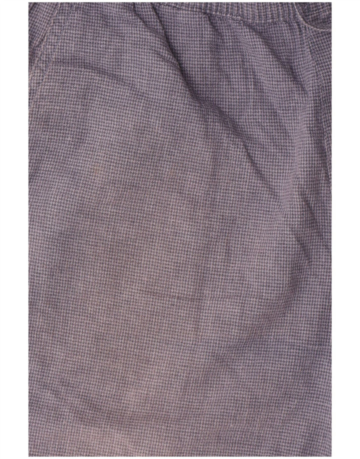 Abercrombie & Fitch Damen-Chinoshorts, Größe M, W32, Marineblau mit Hahnentrittmuster