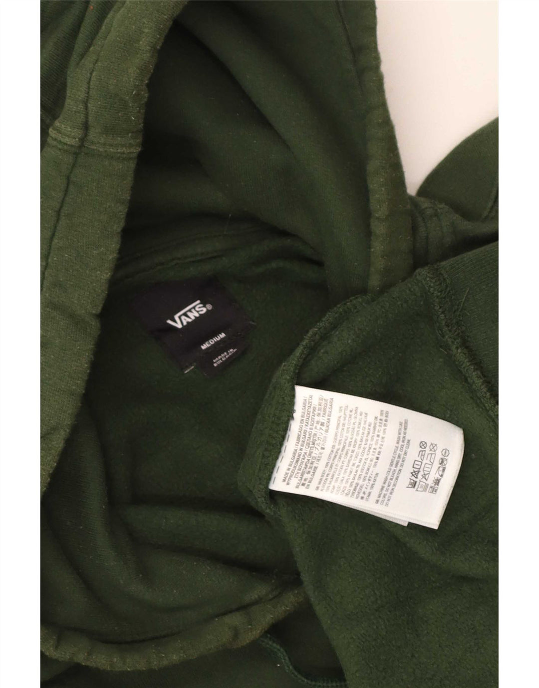 Vans Herren-Kapuzenpullover mit Grafik, mittelgrüne Baumwolle