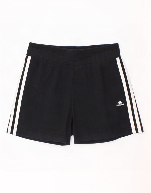 Adidas Mädchen Sportshorts 15–16 Jahre, schwarze Baumwolle