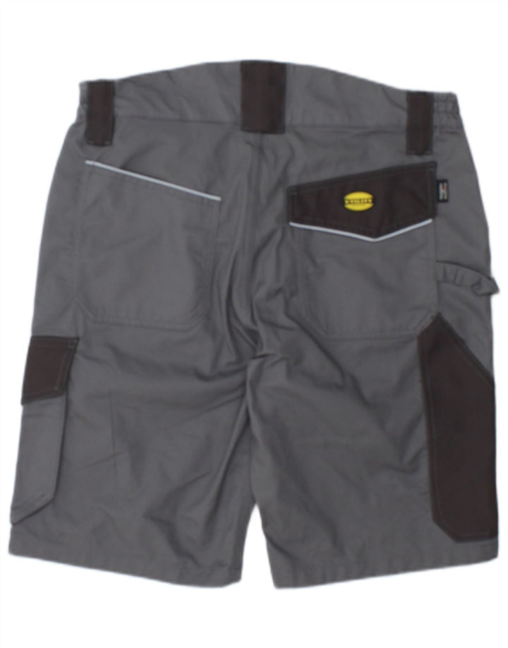 Diadora Herren-Cargoshorts W34, großes graues Colourblock-Polyester