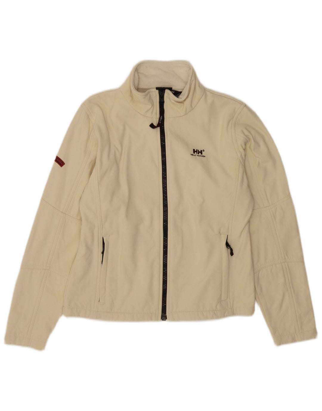 Helly Hansen Damen-Trainingsanzug-Top-Jacke, UK 14, mittelbeigefarbenes Nylon