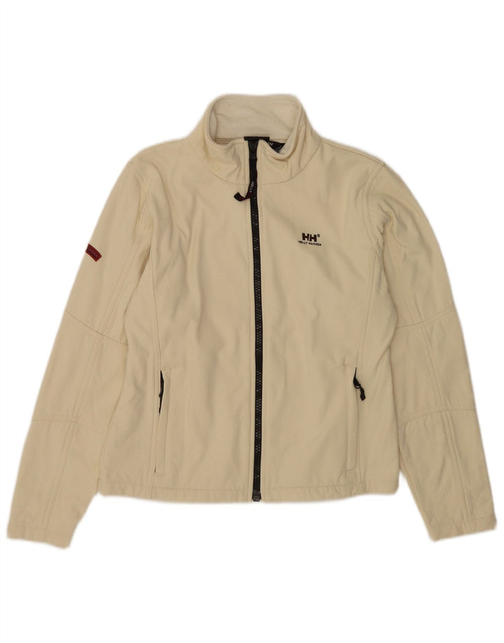 Helly Hansen Damen-Trainingsanzug-Top-Jacke, UK 14, mittelbeigefarbenes Nylon
