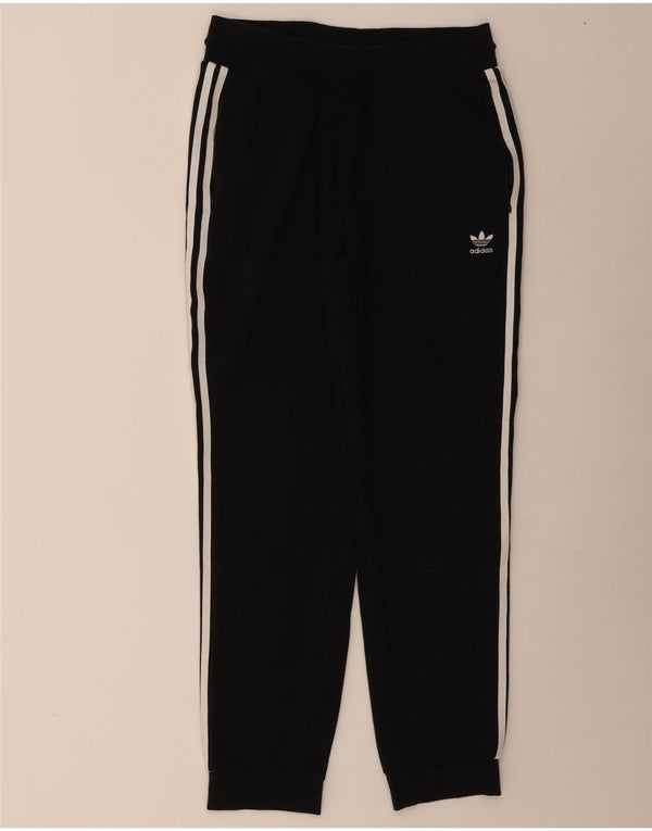 Adidas Damen Trainingshose Jogger UK 16 Large Schwarz Baumwolle