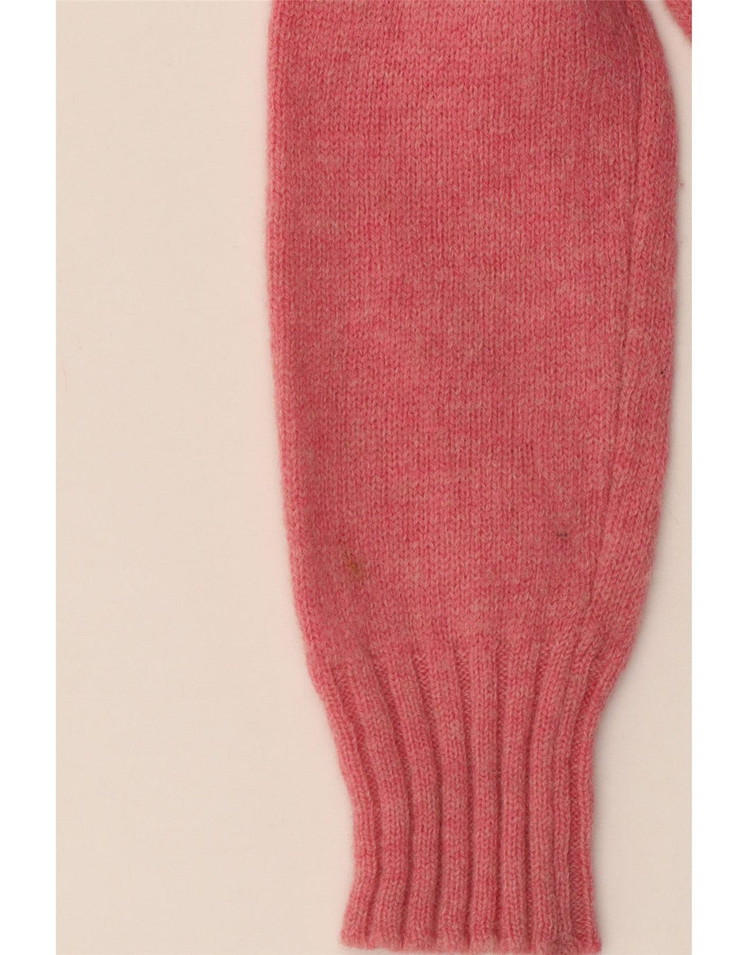 BENETTON Damen-Pullover mit bauchfreiem Grafikmuster und U-Boot-Ausschnitt, Gr. 8, Rosa