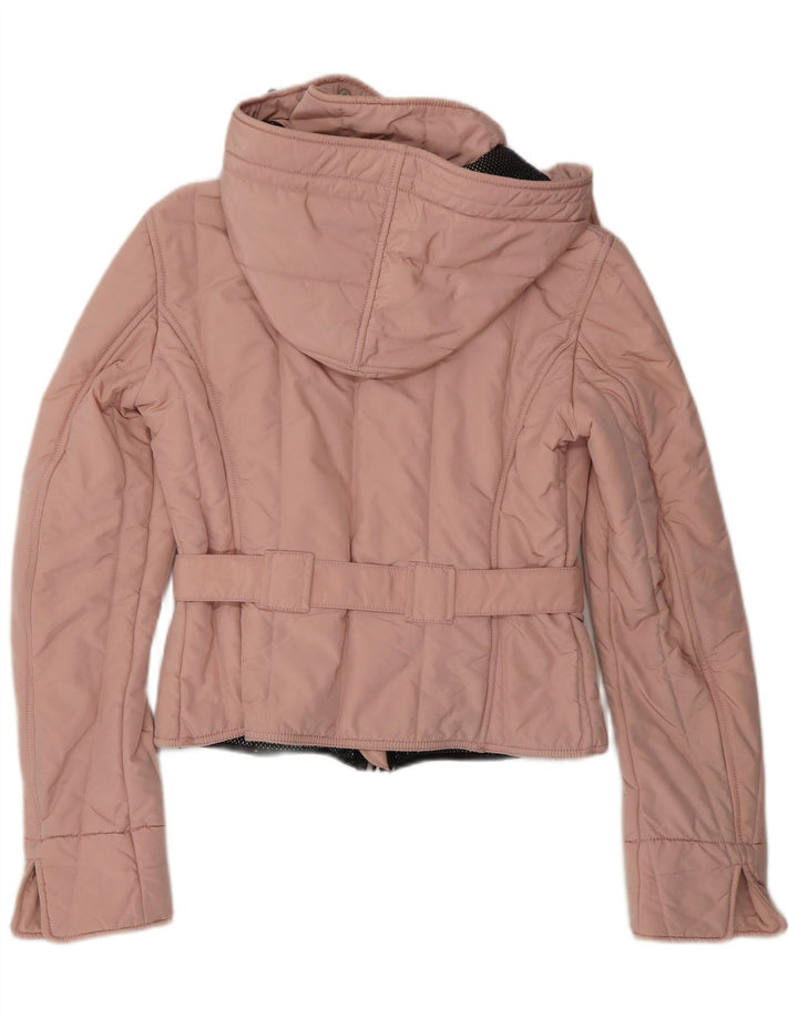 Refrigiwear Wattierte Damenjacke mit Kapuze, Gr. 10, Größe S, Rosa, Polyamid