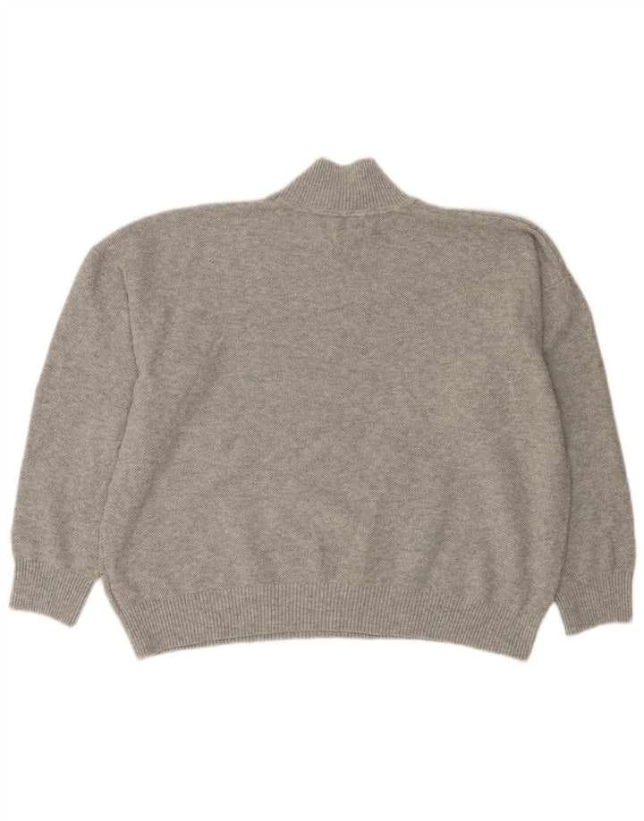 Marks & Spencer Damen-Pullover mit Rollkragen, Gr. 16, Grau