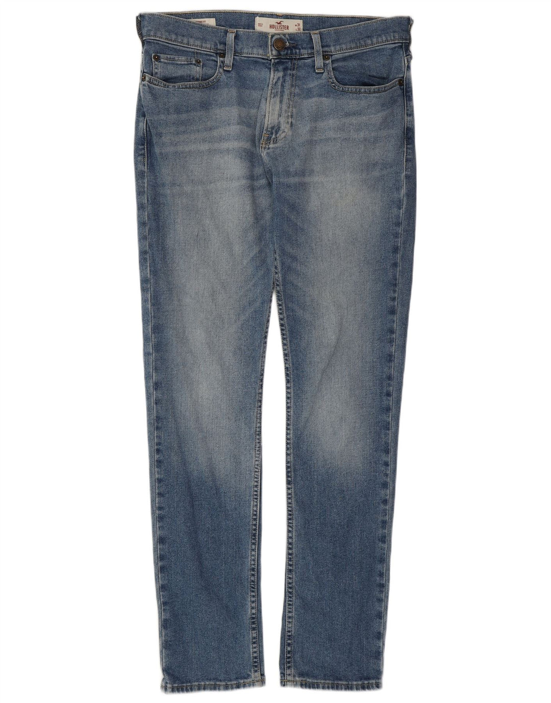 HOLLISTER Herren Skinny Jeans W31 L32 Blaue Baumwolle