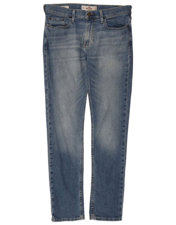 HOLLISTER Herren Skinny Jeans W31 L32 Blaue Baumwolle