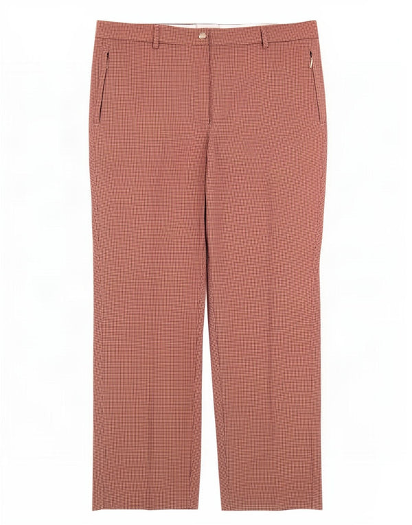 Marks & Spencer Damen Chinohose UK 16 Large W36 L28 Roter Hahnentritt