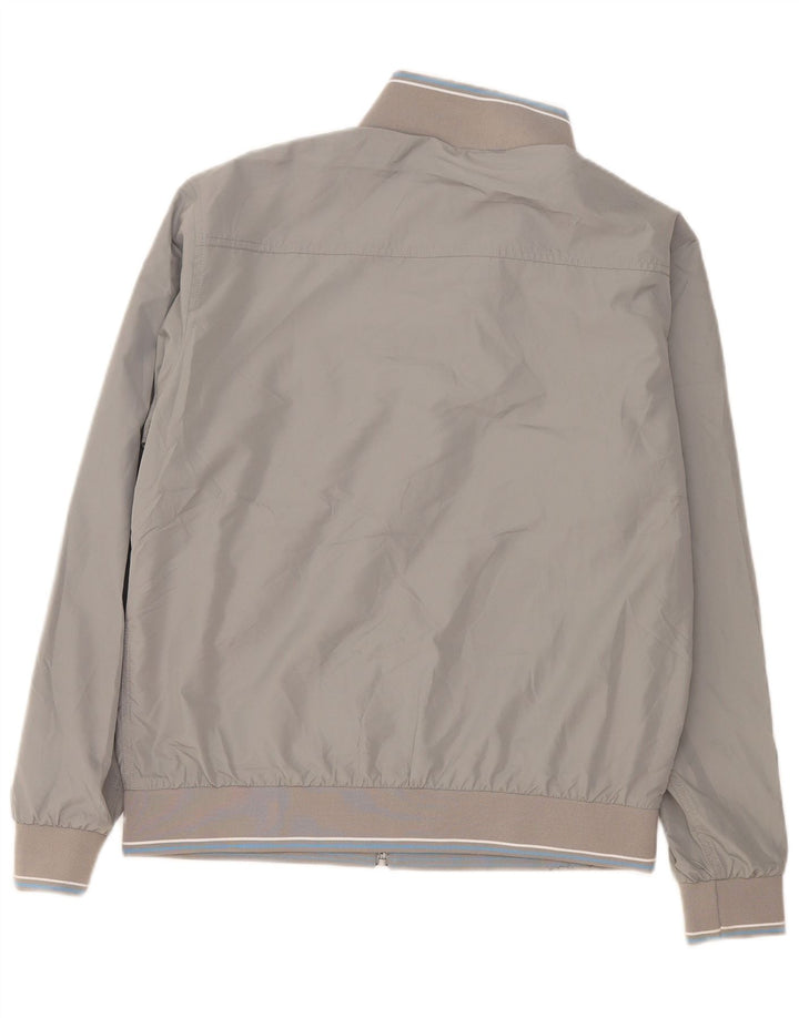 Marks & Spencer Herren Bomberjacke UK 38 Mittelgraues Polyester