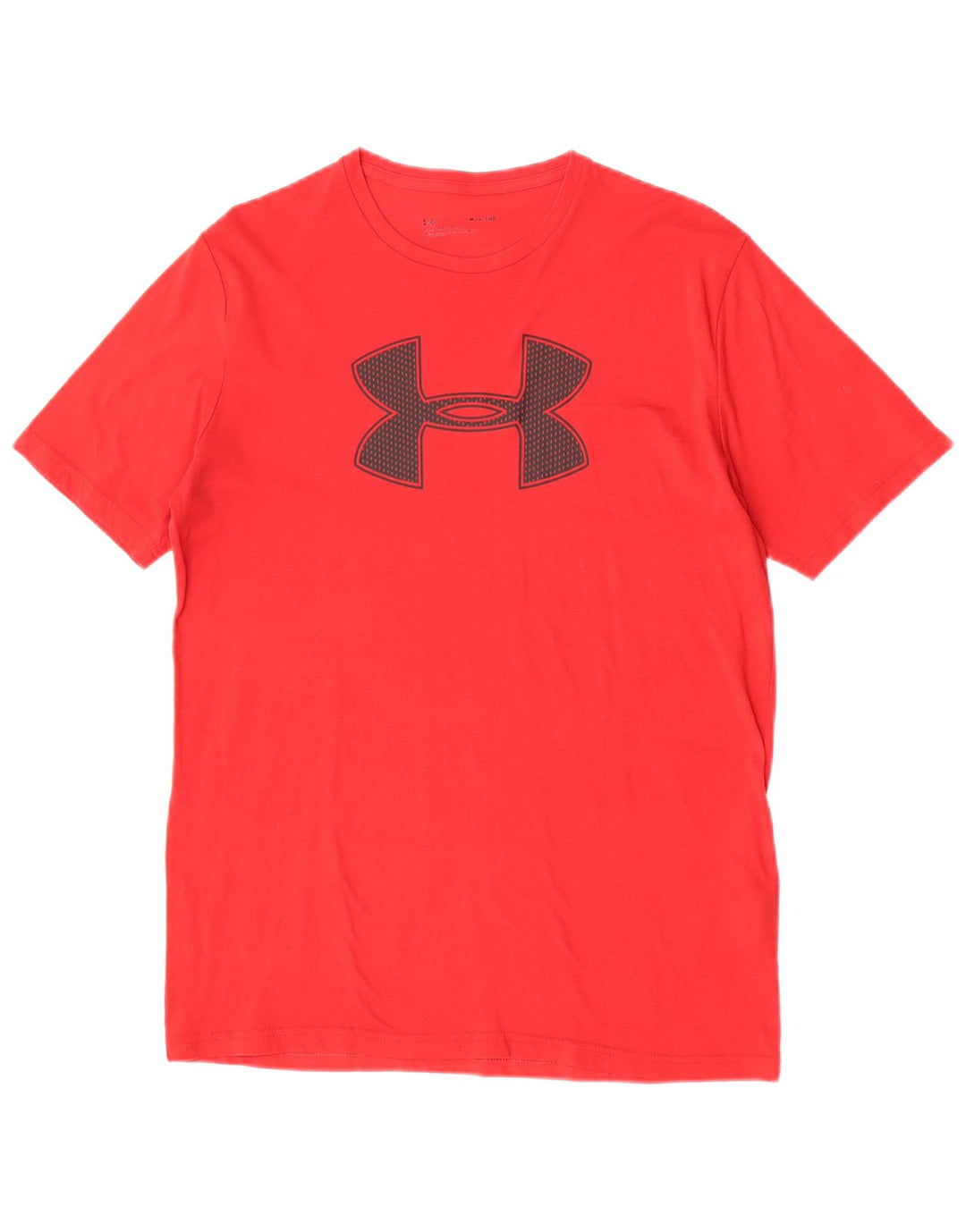 Under Armour Herren-Grafik-T-Shirt-Oberteil aus mittelroter Baumwolle