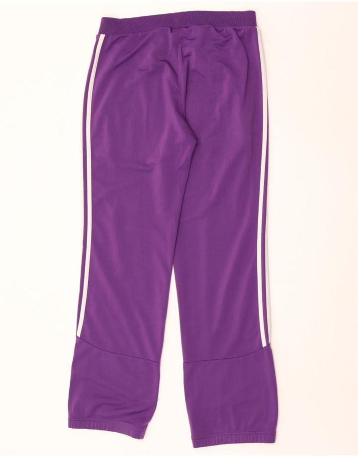 Adidas Damen Trainingshose UK 8/10 Small Lila Polyester