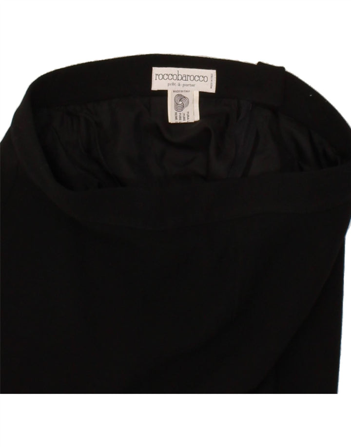 ROCCOBAROCCO Womens Pencil Skirt IT 46 Large W30  Black New Wool Vintage Roccobarocco and Second-Hand Roccobarocco from Messina Hembry 