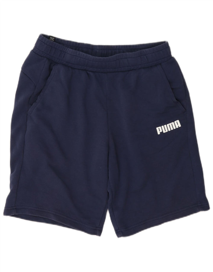 Puma Herren Graphic Sport Shorts Medium Marineblau Baumwolle