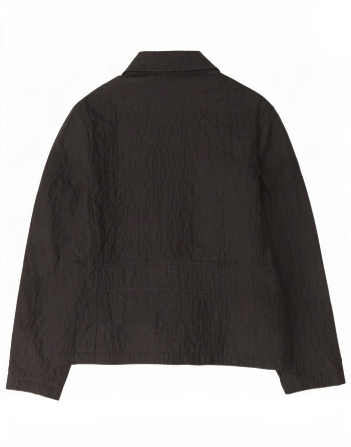 Marks & Spencer Damen Steppjacke UK 14 Mittelgraues Polyester