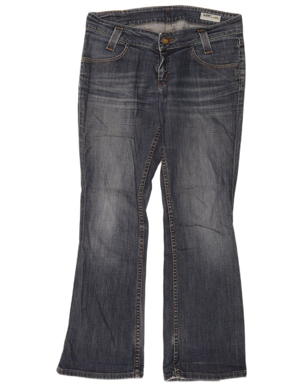 Lee Damen Leola Bootcut Jeans W31 L31 Blaue Baumwolle
