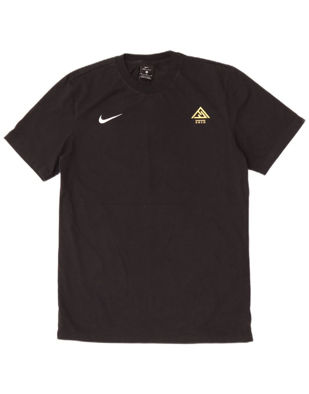 Nike Herren-T-Shirt mit Grafik, mittelgroß, schwarze Baumwolle