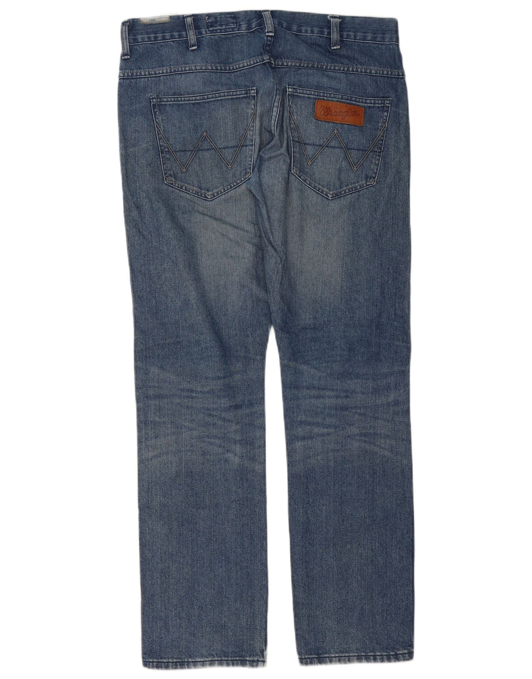 Wrangler Herren Spencer Straight Jeans W34 L32 Blaue Baumwolle