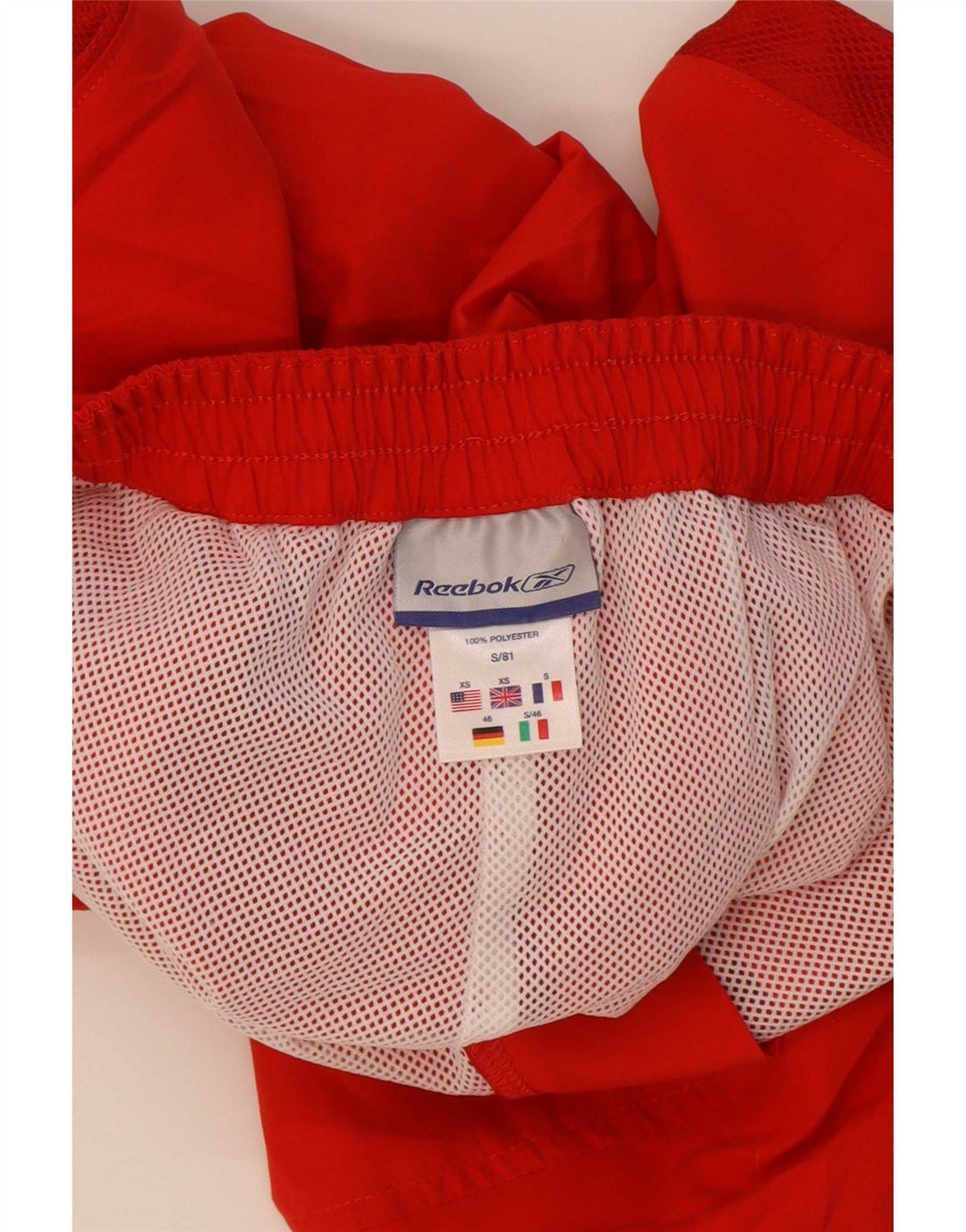 Nike Herren-Capri-Trainingshose, klein, rotes Farbblock-Polyester