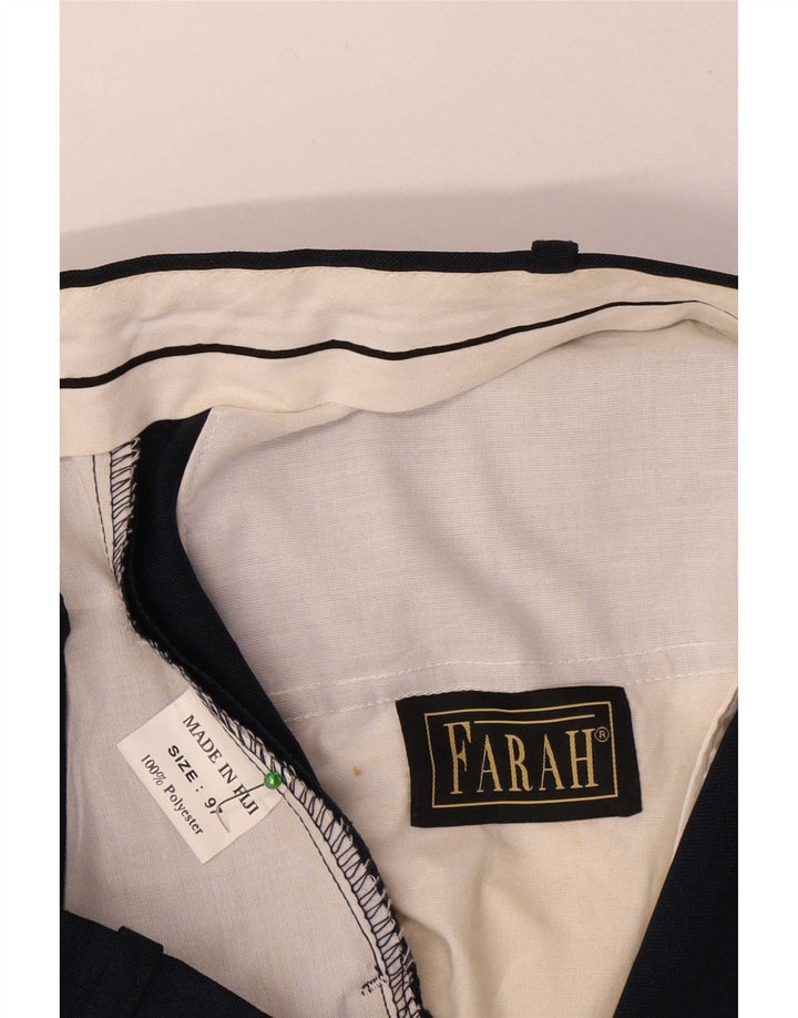 Farah Herren-Chinoshorts W38 XL Marineblaues Polyester