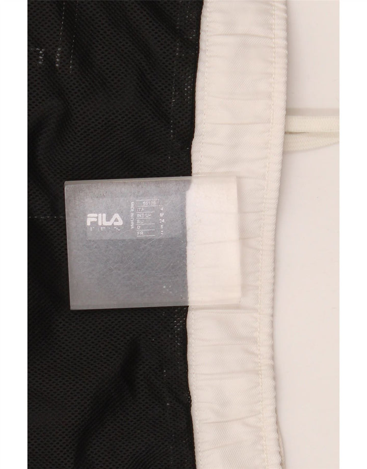 Fila Herren-Badeshorts mit Grafik, Mittelschwarz, Farbblock