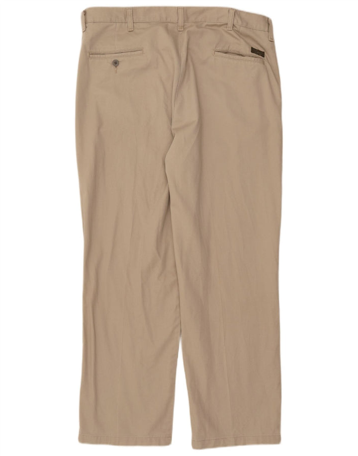 LEE Herren gerade Chinohose W38 L30 Beige Baumwolle