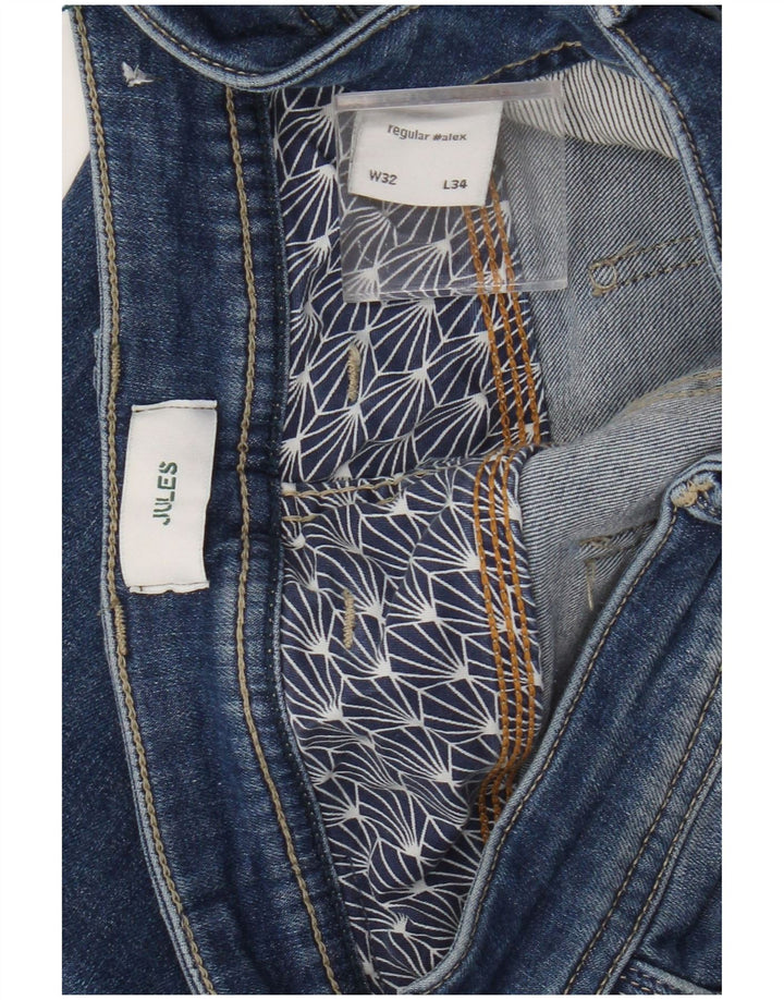 Jules Herren Straight Jeans W32 L34 Blau