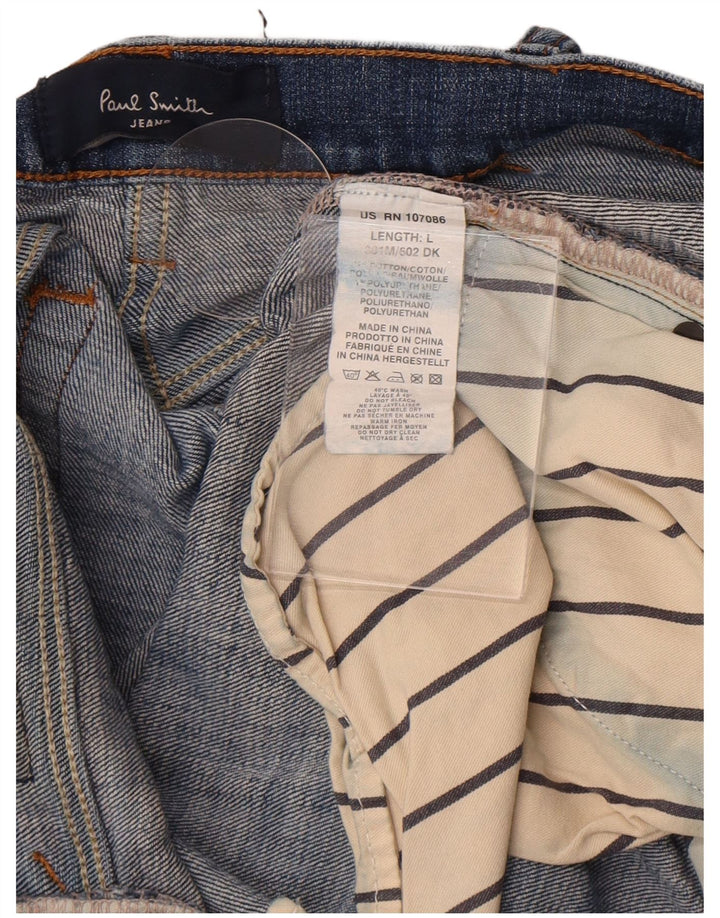 Paul Smith Herren Slim Jeans W34 L34 Blaue Baumwolle
