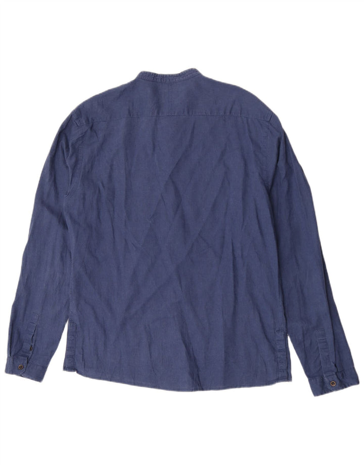 Zara Herren Slim Fit Hemd XL Marineblau