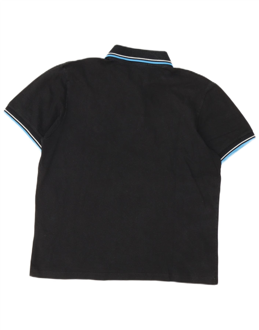 Fred Perry Herren-Poloshirt, große schwarze Baumwolle