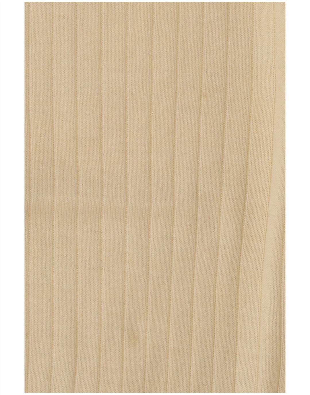 Vintage Herren Weste Tank Top IT 52 Groß Beige Polyacryl