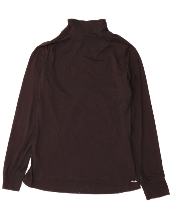 Adidas Damen Climalite Pullover Trainingsanzug Top UK 16/18 Large Schwarz