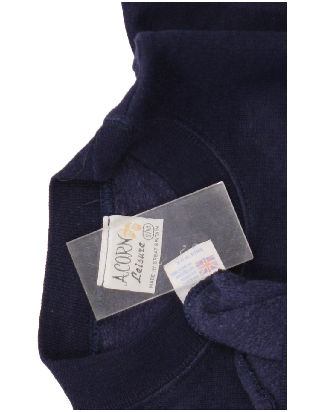 Übergroßer Sweatshirt-Pullover mit Grafik für Damen von Acorn, Gr. 10, Marineblau