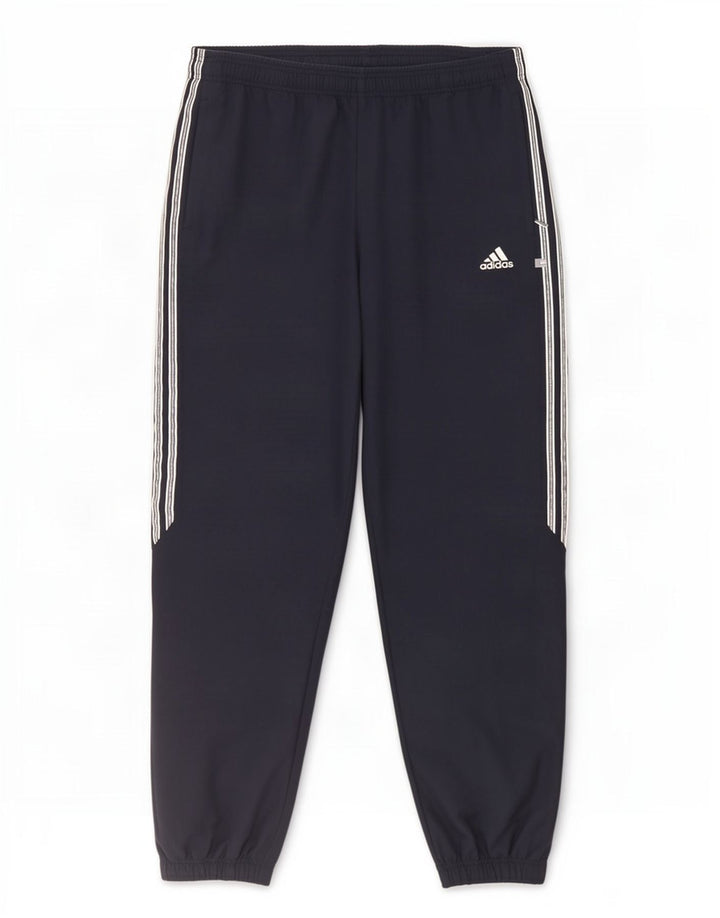 Adidas Herren-Trainingshose, Jogginghose, groß, marineblau, Polyester