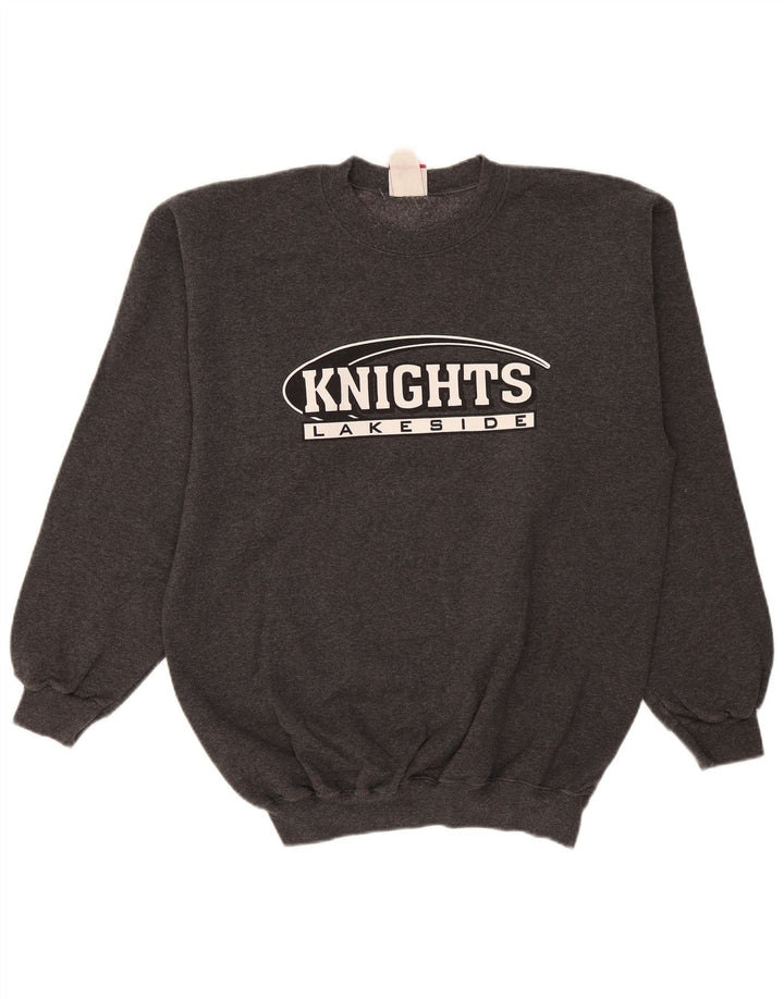 Champion Herren-Sweatshirt mit Grafik, Mittelgrau
