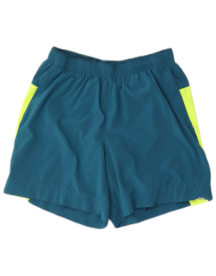 New Balance Herren-Sportshorts, groß, blau, Farbblock