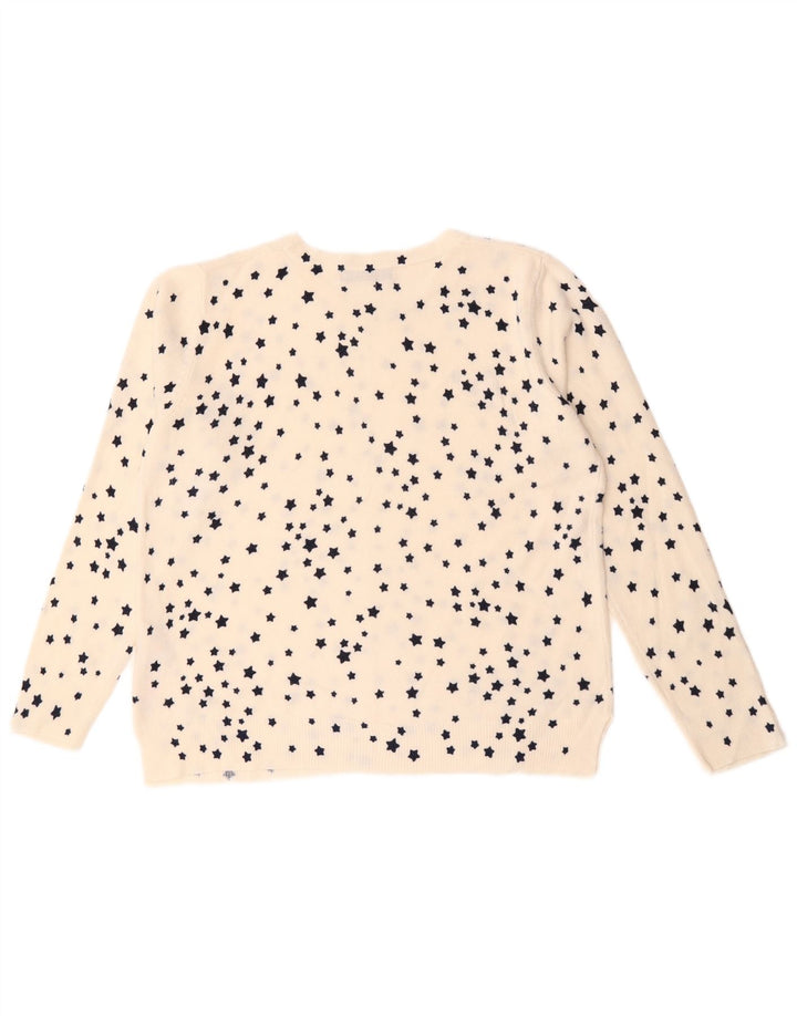 Marks & Spencer Damen-Pullover mit U-Boot-Ausschnitt, Gr. 14, Weiß