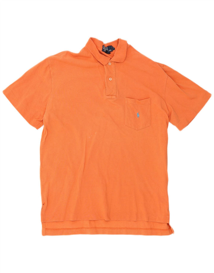 Polo Ralph Lauren Herren-Poloshirt aus mitteloranger Baumwolle