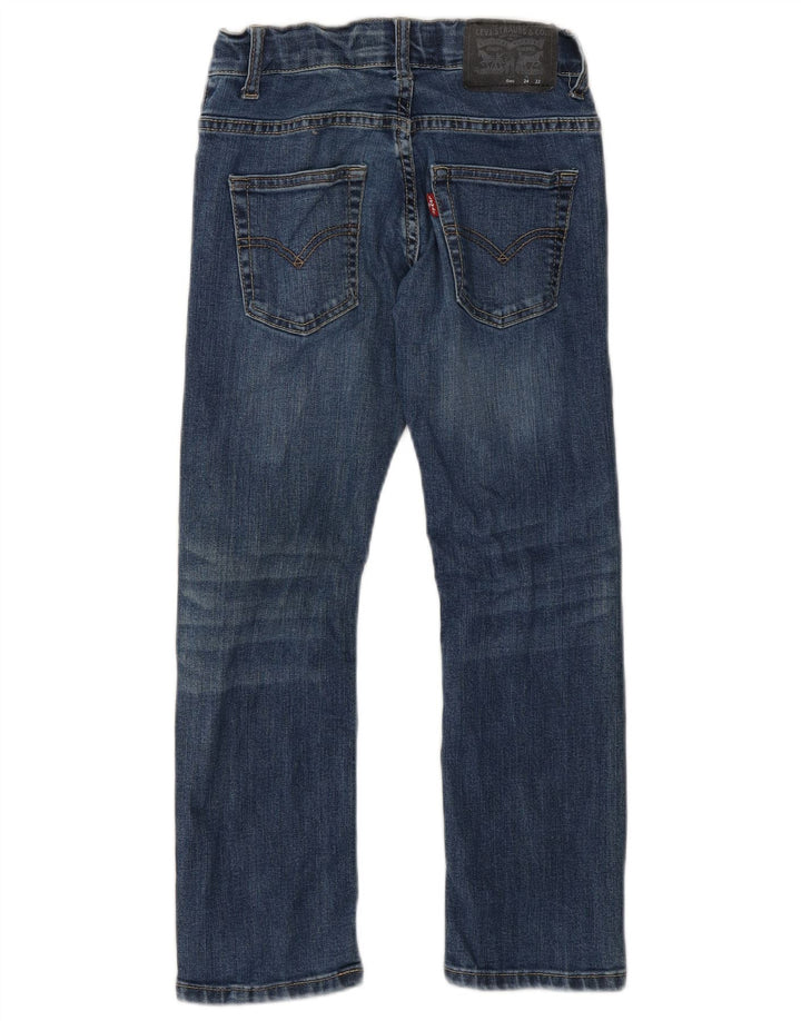 Levi's Jungen 511 Slim Jeans, 7–8 Jahre, W24 L22, blaue Baumwolle