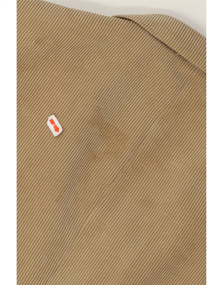 DOUGLAS Mens 2 Button Corduroy Blazer Jacket UK 44 2XL Beige Polyester Vintage Douglas and Second-Hand Douglas from Messina Hembry 