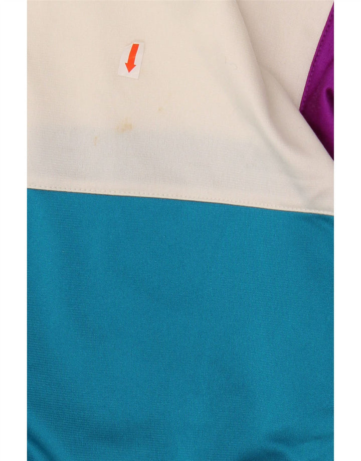 LOTTO Herren-Trainingsanzugoberteil mit Grafik, Größe L, Blau, Farbblock