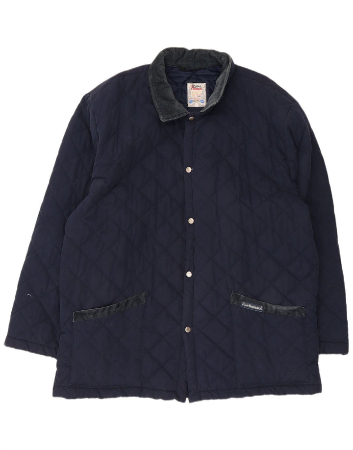 Roy Rogers Herren Steppjacke UK 42 XL Marineblau