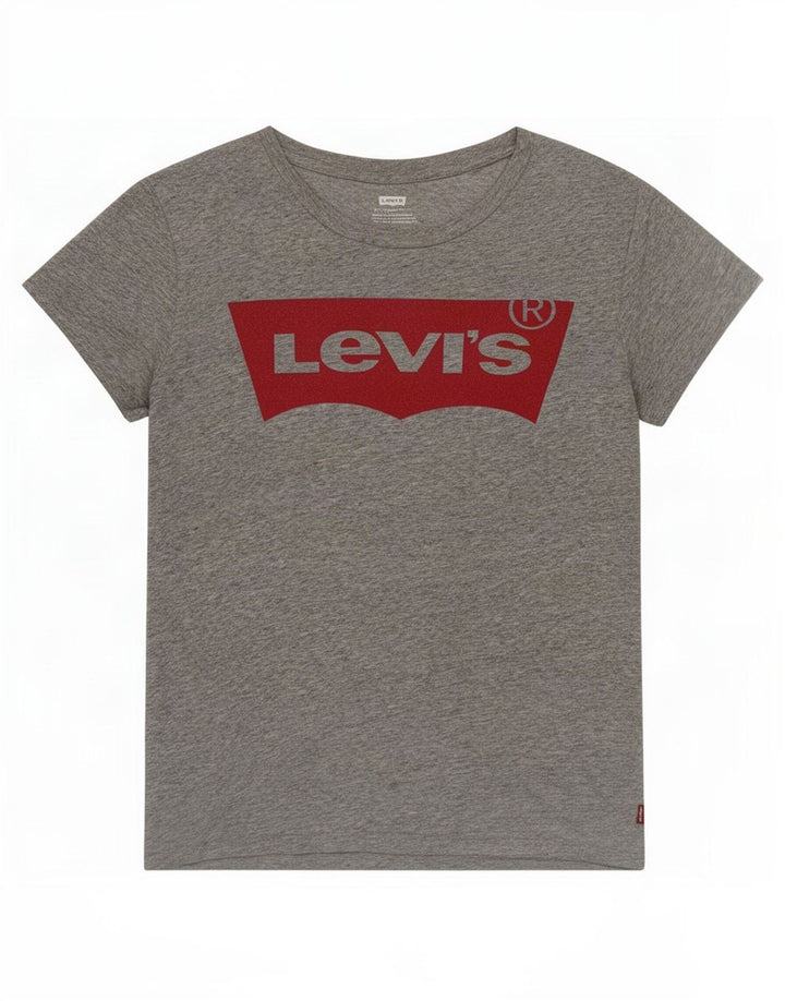 Levi's Herren Grafik-T-Shirt-Oberteil Mittelgrau