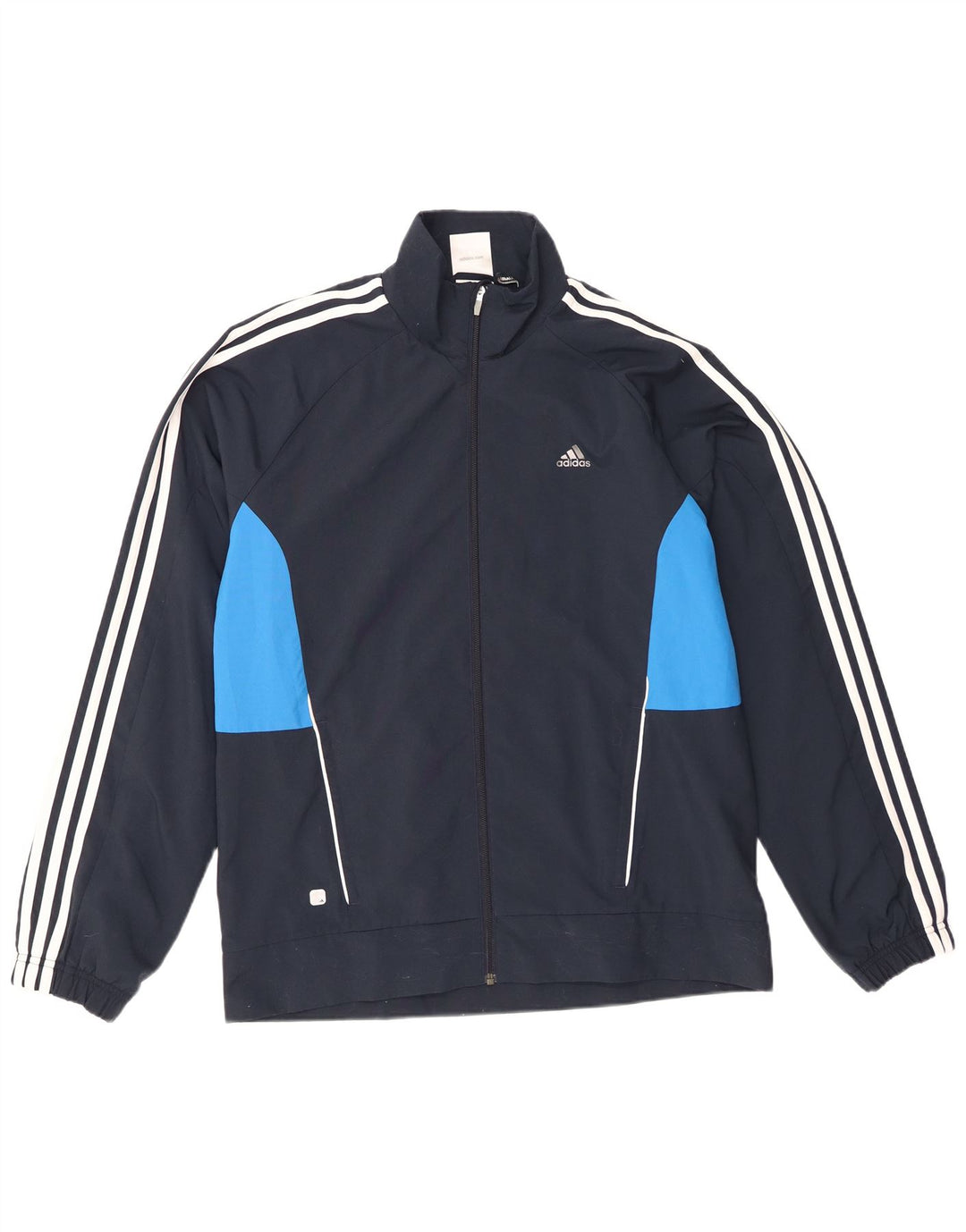 Adidas Herren Climalite Trainingsanzug Top Jacke Mittel Marineblau Farbblock