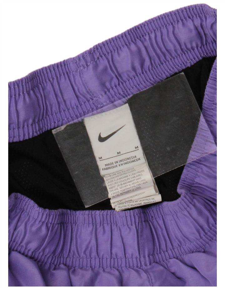 Nike Damen Sportshorts UK 14 Medium Lila Polyester